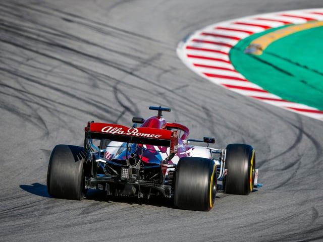 Ein Formel-1-Bolide. Ein Formel-1-Bolide.
