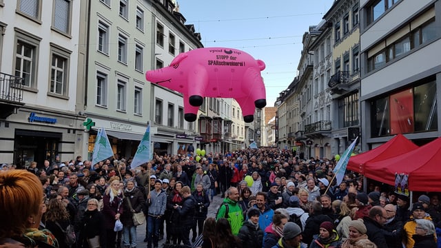 Staatspersonal demonstriert Staatspersonal demonstriert