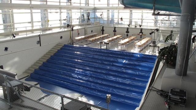 Blick in Hauptsaal. Blick in Hauptsaal.