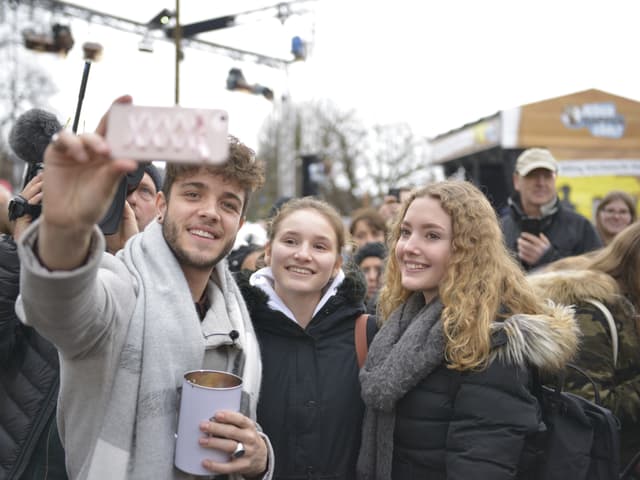 Ein Selfie für einen guten Zweck.
