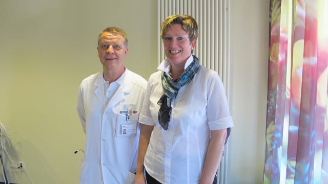 Pflegeleiterin Caroline Nyfeler im Interview mit SRF-Reporterin Christiane Büchli (17.06.13)