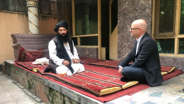 Sayyed Akbar Agha (links) mit Pascal Weber (rechts) Sayyed Akbar Agha (links) mit Pascal Weber (rechts)