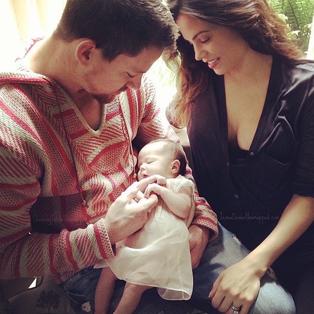 Channing Tatum mit Tochter und Frau Channing Tatum mit Tochter und Frau