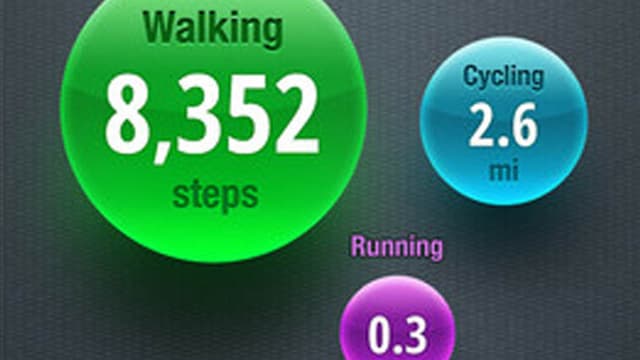 Screenshot der iOS-App Moves Screenshot der iOS-App Moves