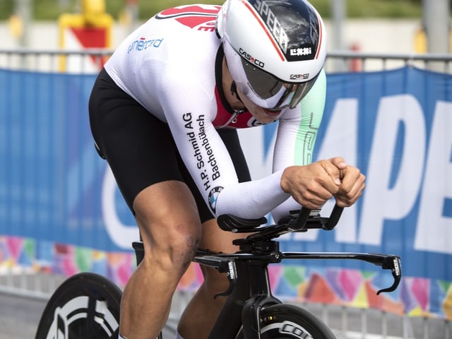 Stefan Bissegger holt an der Strassen-EM eine Medaille. Stefan Bissegger holt an der Strassen-EM eine Medaille.