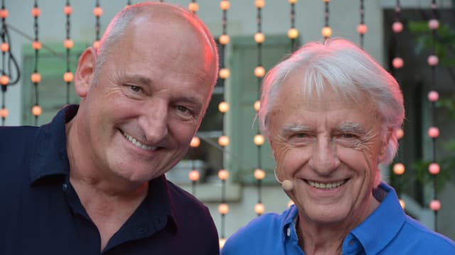 Zwei Komiker unter sich: Cony Sutter und Emil Steinberger.