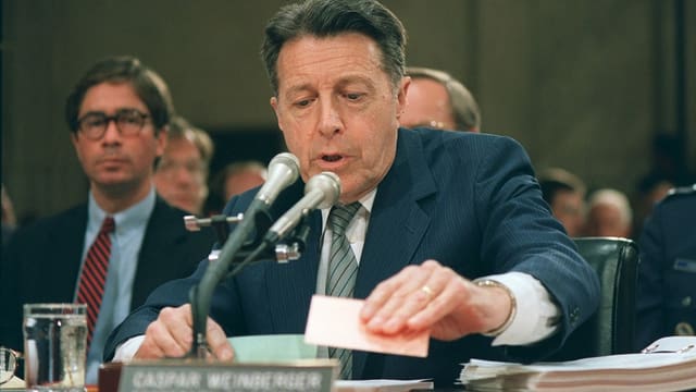 Caspar W. Weinberger. Caspar W. Weinberger.