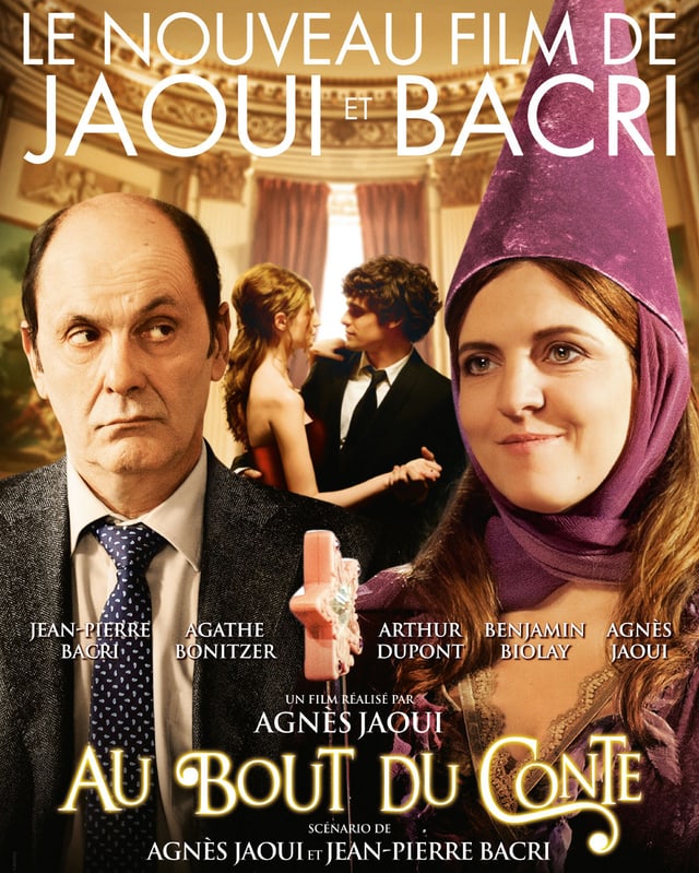 Filmplakat «Au bout du conte» mit den beiden Schauspielern Agnès Jaoui und Jean-Pierre Bacri. 