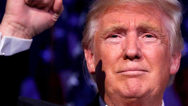 Trump, der Sieger. Trump, der Sieger.