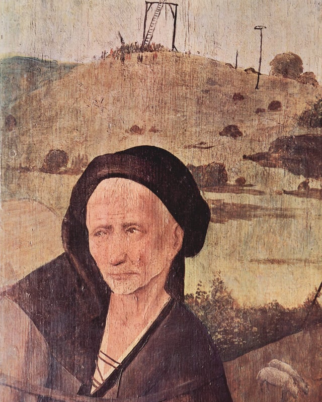 Mann vor Landschaft Mann vor Landschaft