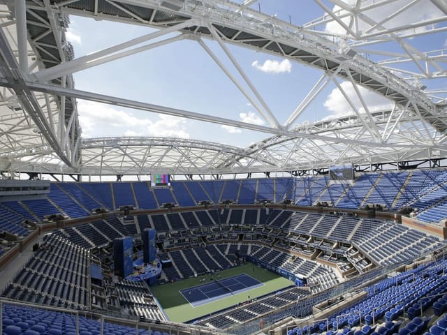 Auf die Tennis-Profis wartet in Flushing Meadows eine aussergewöhnliche Situation. Auf die Tennis-Profis wartet in Flushing Meadows eine aussergewöhnliche Situation.