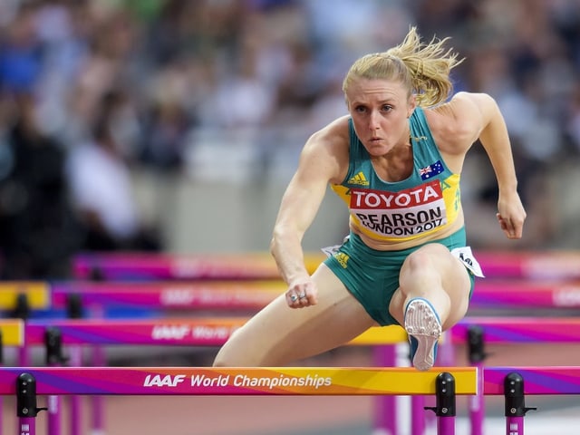 Sally Pearson. Sally Pearson.