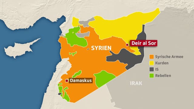 Syrien-Karte Syrien-Karte