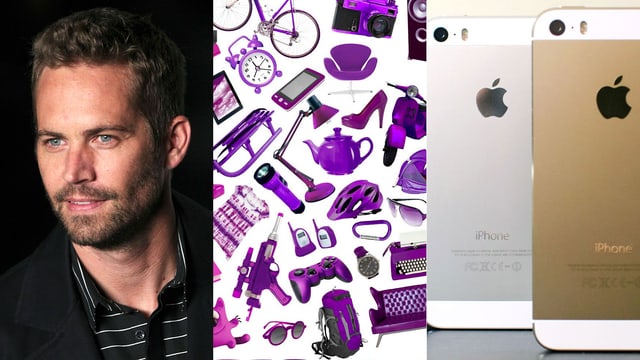 Collage aus Paul Walker, Ricardolino und iPhone Collage aus Paul Walker, Ricardolino und iPhone