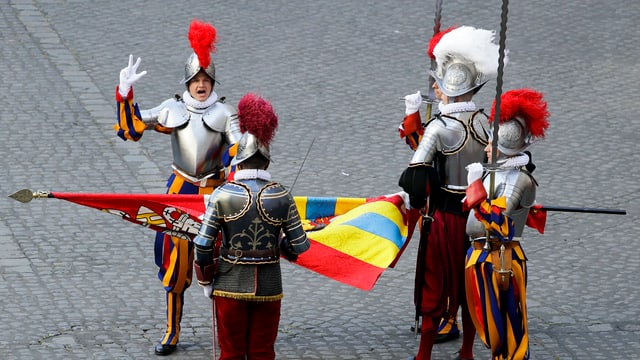 Vereidigung Schweizergardisten Vereidigung Schweizergardisten