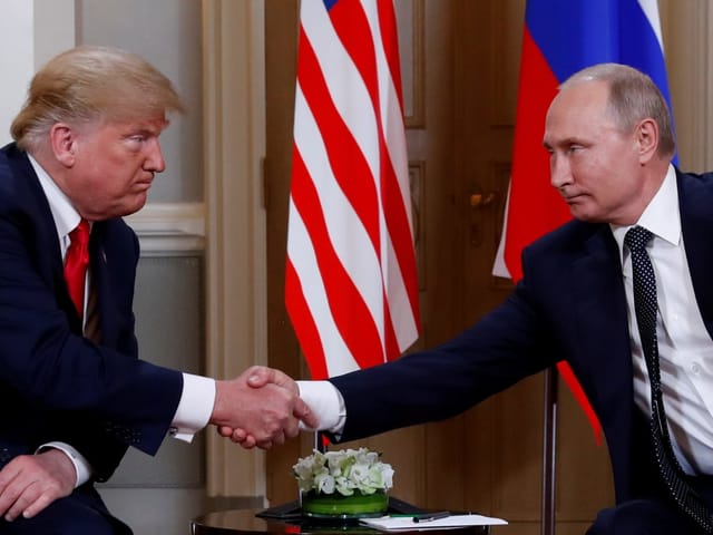 Trump mit Putin Trump mit Putin