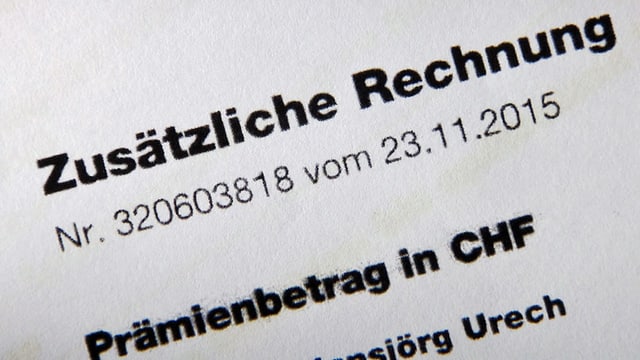 Ausschnitt aus zusätzlicher Rechnung. Ausschnitt aus zusätzlicher Rechnung.