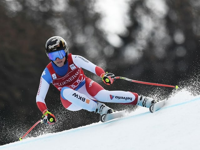 Lara Gut-Behrami, die im Super-G die Topfavoritin ist. Lara Gut-Behrami, die im Super-G die Topfavoritin ist.
