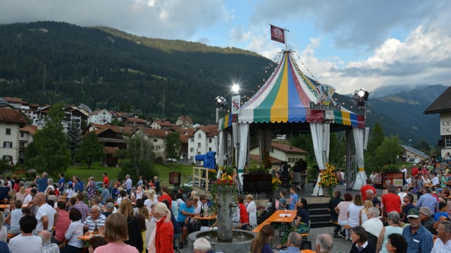 Wunderschöne Kulisse in Savognin.