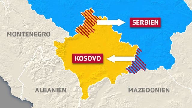 Karte Kosovo. Karte Kosovo.