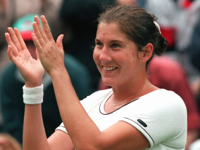 Monica Seles im Spätherbst ihrer Karriere