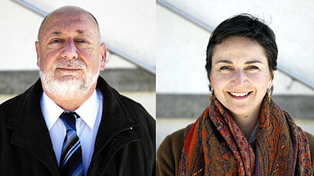 Der langjährige FDP-Ammann Hans Ulrich Reber (neu parteilos) und die FDP-Herausfordererin Karin Funk Blaser. Der langjährige FDP-Ammann Hans Ulrich Reber (neu parteilos) und die FDP-Herausfordererin Karin Funk Blaser.