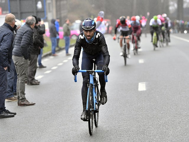 Alejandro Valverde im März bei Quer durch Flandern. Alejandro Valverde im März bei Quer durch Flandern.