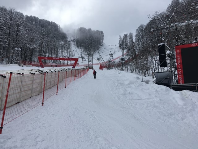 Viel Neuschnee in Sotschi Viel Neuschnee in Sotschi
