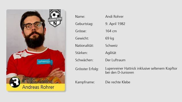 Der Mann mit dem Bart: SRF 3 Moderator Andi Rohrer. Der Mann mit dem Bart: SRF 3 Moderator Andi Rohrer.