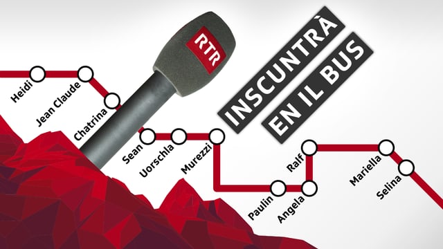 Microfon da RTR sur ils culms da l'Engiadin'ota. Microfon da RTR sur ils culms da l'Engiadin'ota.
