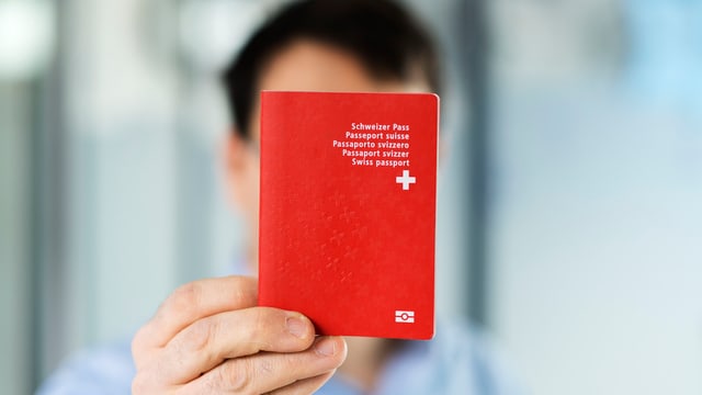 Biometrischer Schweizer Pass.