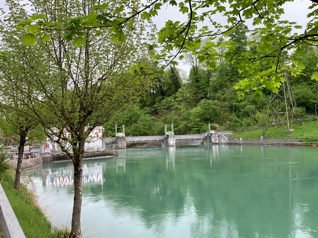 Stauwehr in Bern. Stauwehr in Bern.