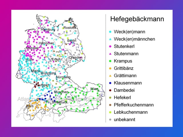 Landkarte mit vielen verschiedenfarbigen Punkten. Landkarte mit vielen verschiedenfarbigen Punkten.