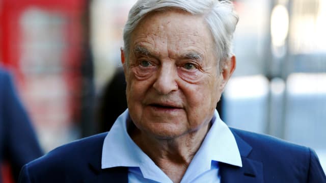 Ein Bild von George Soros von 2016. Ein Bild von George Soros von 2016.