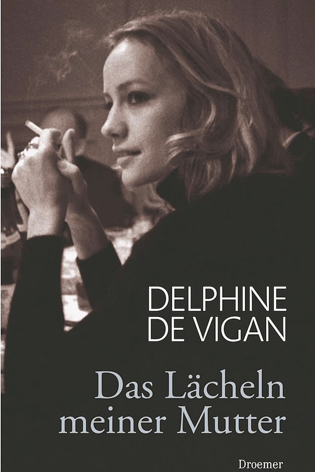 Das Cover des Buches mit dem Bild der Mutter im seitlichen Profil, Zigarette rauchend. Das Cover des Buches mit dem Bild der Mutter im seitlichen Profil, Zigarette rauchend.