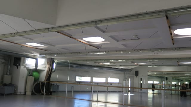 Blick in den Ballettsaal Blick in den Ballettsaal