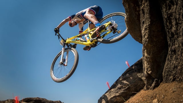 Peter Sagan beim Training auf der MTB-Strecke von Rio. Peter Sagan beim Training auf der MTB-Strecke von Rio.