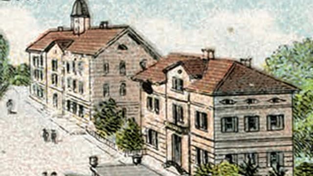 Alte Postkarte aus Dürrenäsch. Alte Postkarte aus Dürrenäsch.