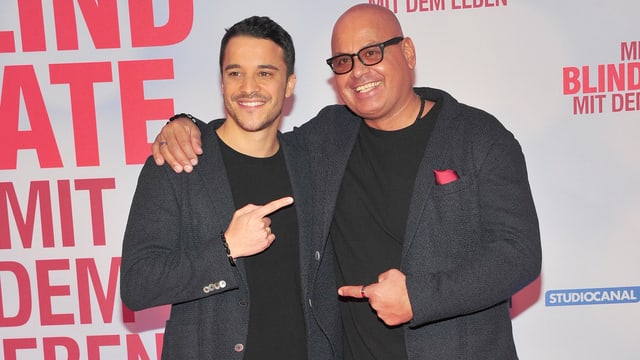 Schauspieler Kostja Ullmann und Saliya Kahawatte. Schauspieler Kostja Ullmann und Saliya Kahawatte.