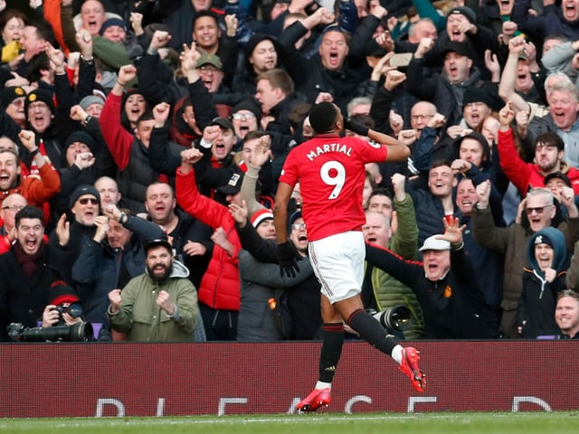 Anthony Martial jubelt Anthony Martial jubelt