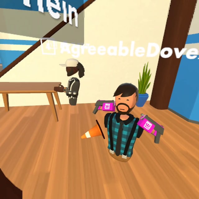 Zwei Avatare der Sociel-VR-Plattform «Rec Room» Zwei Avatare der Sociel-VR-Plattform «Rec Room»