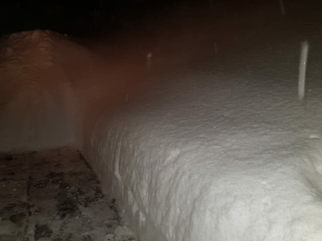 Viel Schnee.