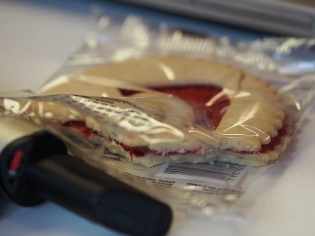 Spitzbube in Verpackung.