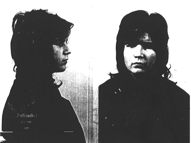 Schwarzweiss Foto, von der Seite und von Vorne Schwarzweiss Foto, von der Seite und von Vorne