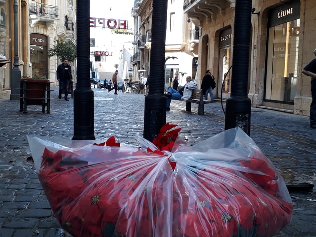 Deko in Beiruts Stadtzentrum Deko in Beiruts Stadtzentrum