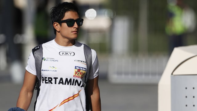 Rio Haryanto mit Sonnenbrille Rio Haryanto mit Sonnenbrille