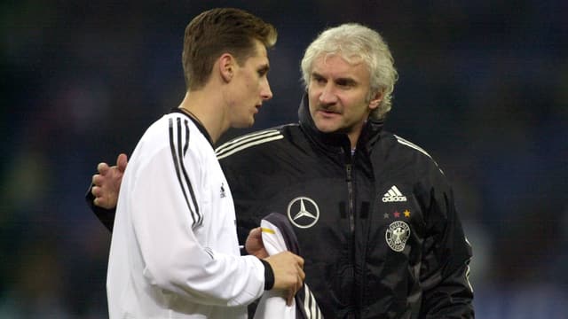 Miroslav Klose und Rudi Völler. Miroslav Klose und Rudi Völler.