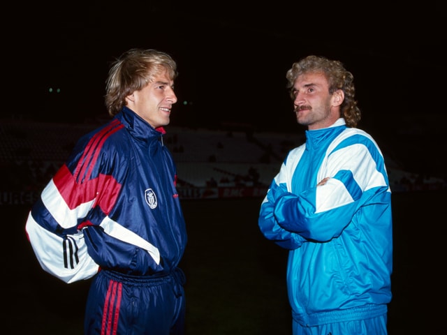 Jürgen Klinsmann und Rudi Völler