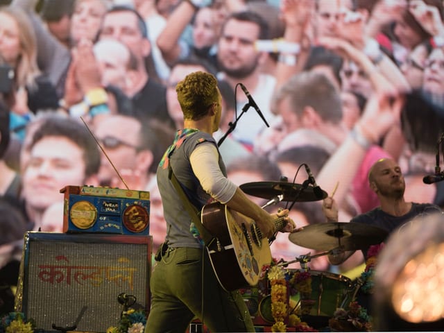 Coldplay live im Letzigrund.