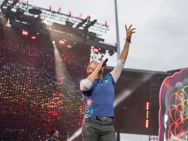Coldplay live im Letzigrund.